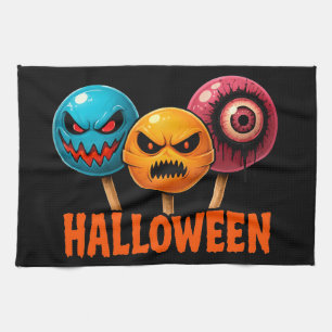 Linge De Cuisine Halloween doux et sinistre