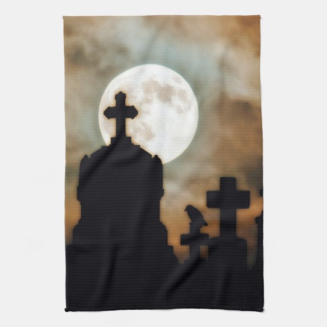 Linge De Cuisine Halloween Dusk (Vertical)