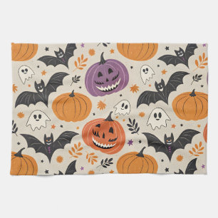 Linge De Cuisine Halloween et motif d'automne