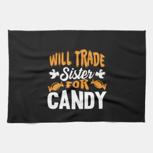 Linge De Cuisine Halloween Fera Commerce Soeur Pour Candy Anniversa