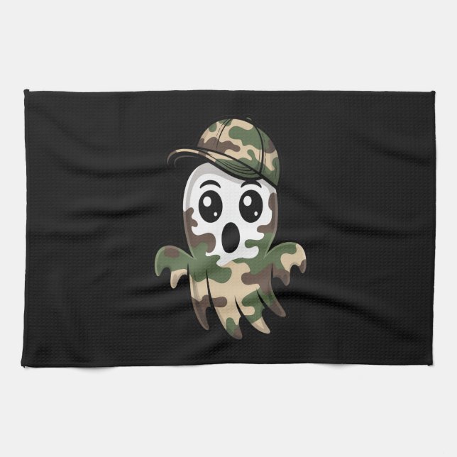 Linge De Cuisine Halloween Ghost Kids (Horizontal)