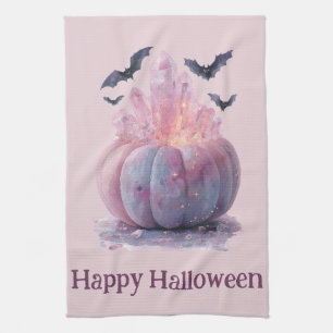 Linge De Cuisine Halloween Happy Citrouille Crystal esthétique