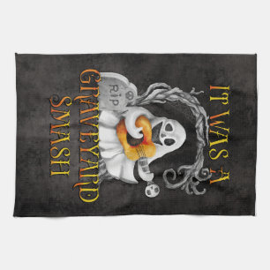 Linge De Cuisine Halloween Monster Mash Ghost Graveyard Smash