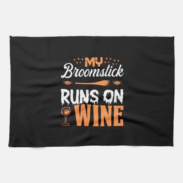 Linge De Cuisine Halloween My Broomstick (Horizontal)
