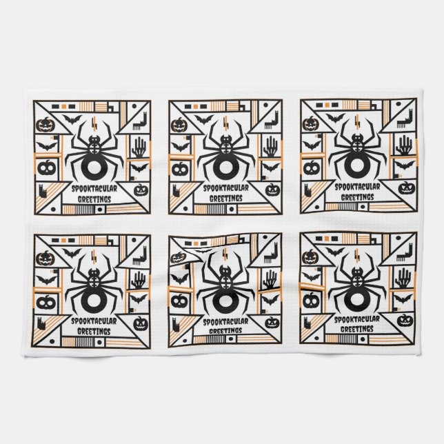 Linge De Cuisine halloween spooktaculaire (Horizontal)