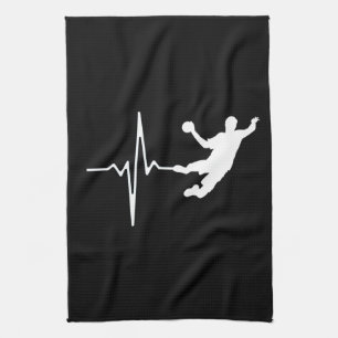 Linge De Cuisine Handball - Battement de coeur de joueur de handbal