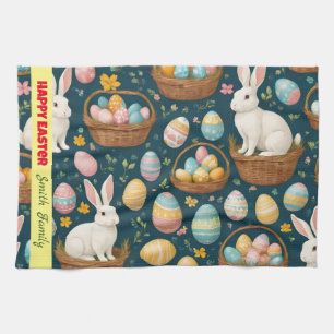 Linge De Cuisine Happy Bunny Pâques collection moderne