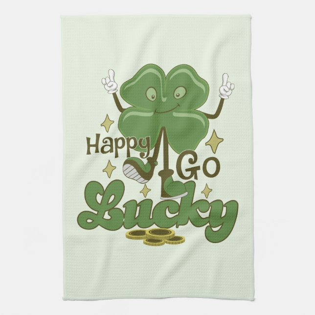 Linge De Cuisine Happy Go Lucky St. Patrick's (Vertical)