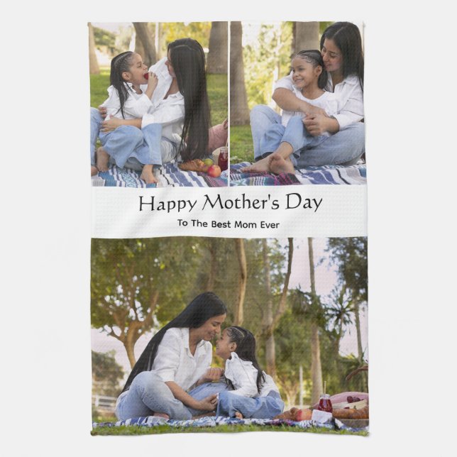 Linge De Cuisine Happy Mother's Day Custom Photo Poster For Mom (Vertical)