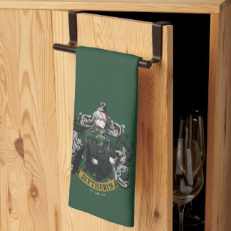 Linge De Cuisine HARRY POTTER™ | Blason de la maison de Draco Malfo