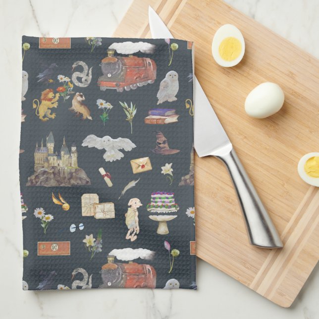 Linge De Cuisine HARRY POTTER™ | Motif icônes (Quart Plié)