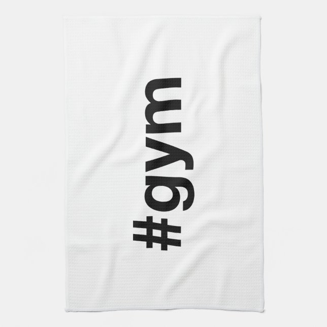 Linge De Cuisine Hashtag GYM (Vertical)