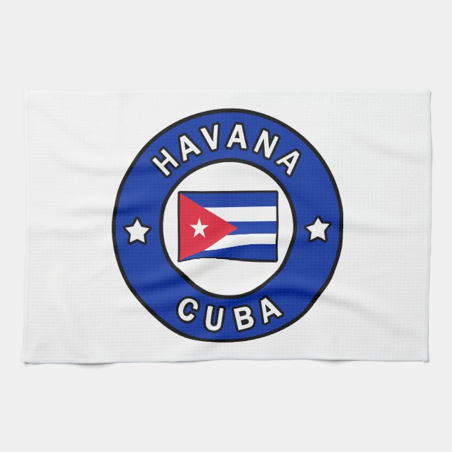 Linge De Cuisine Havane Cuba (Horizontal)