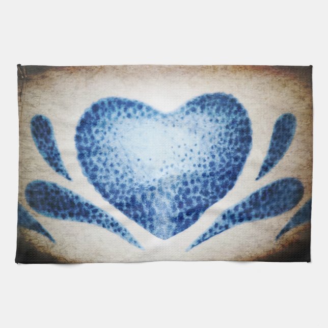 Linge De Cuisine Heart by Shirley Taylor (Horizontal)