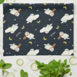 Linge De Cuisine Hedwig Nighttime Moonlight Pattern<br><div class="desc">Add a touch of whimsical wizarding charm with this adorable Hedwig the snowy owl pattern design. Featuring repeating illustrations of Hedwig soaring beneath crescent moons and twinkling stars, this playful all-over print captures the magic of nighttime deliveries from the Owl Post. Some Hedwigs are bundled up in cozy Gryffindor house-colored...</div>