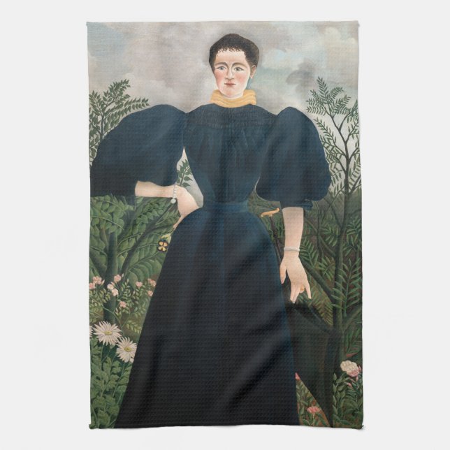 Linge De Cuisine Henri Rousseau - Portrait de Madame M. (Vertical)