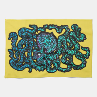 Linge De Cuisine Henry le poulpe heureux