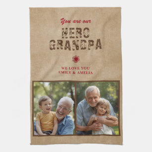 Linge De Cuisine Héros Rustique Grand-Père Fête des Pères 2 Photo C