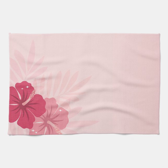 Linge De Cuisine Hibiscus (Horizontal)