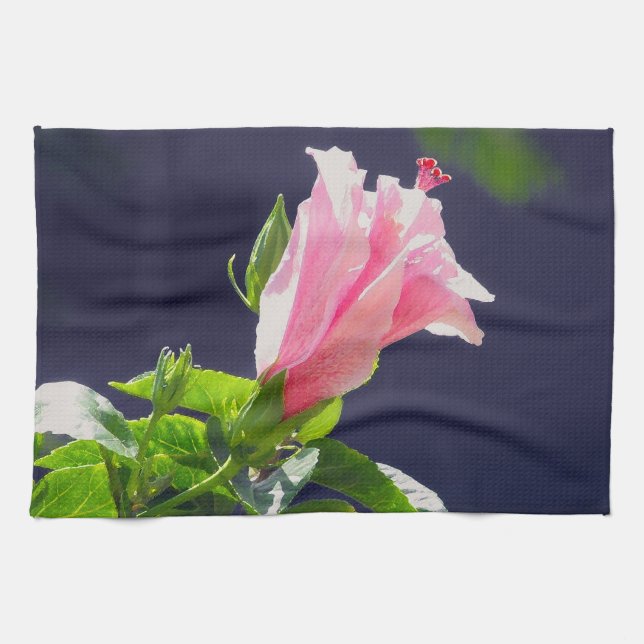 Linge De Cuisine Hibiscus sous un soleil éclatant (Horizontal)