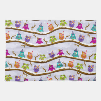 Linge De Cuisine Hiboux d'hiver