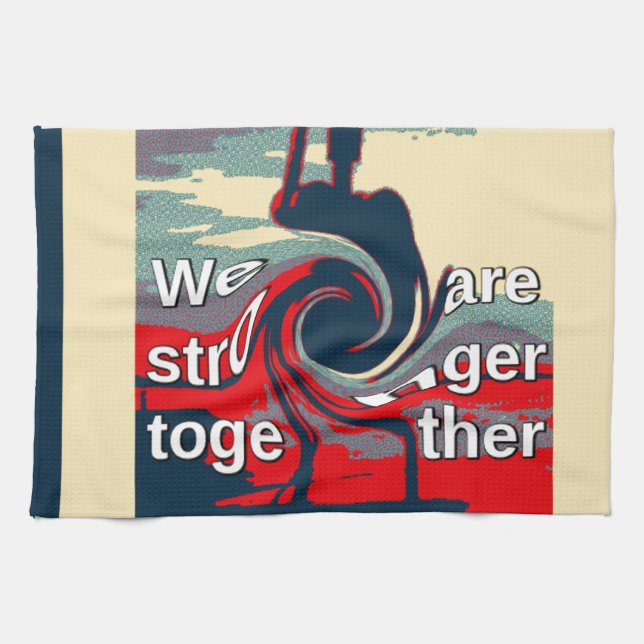 Linge De Cuisine Hillary USA nous sommes plus forts ensemble (Horizontal)