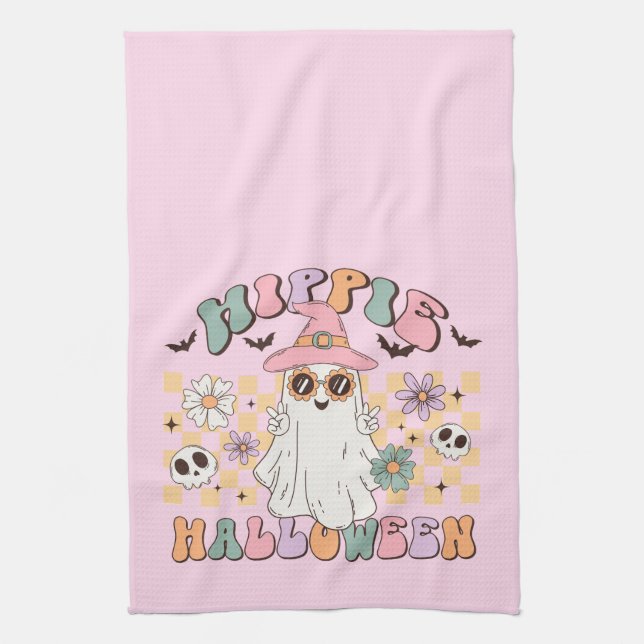 Linge De Cuisine Hippie Halloween (Vertical)