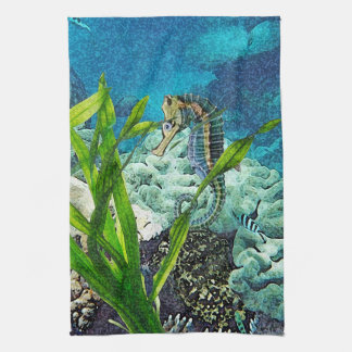 Linge De Cuisine Hippocampe lunatique