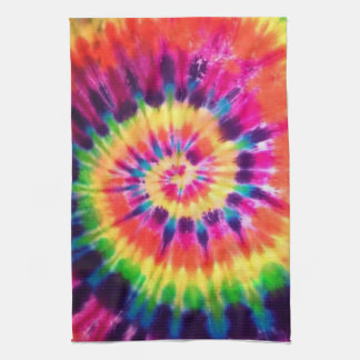 Linge De Cuisine Hippy Peace Retro 60s Tie Dye