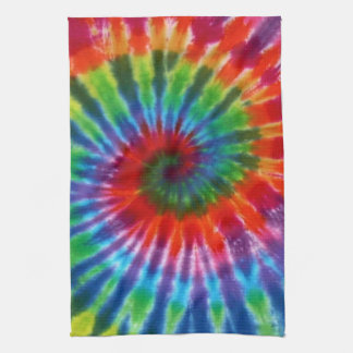 Linge De Cuisine Hippy Tie Dye 60s Retro Colorful Boho