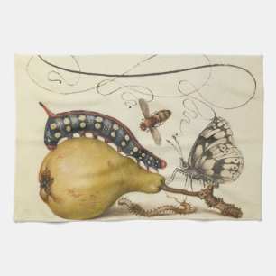 Linge De Cuisine Hoefnagel Vintage Poire & Insectes Renaissance 150