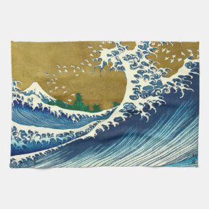 Linge De Cuisine Hokusai Big Wave Japan Vintage Ocean
