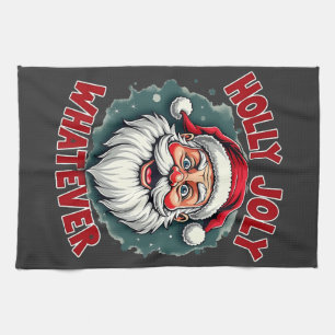 Linge De Cuisine Holly Joly Ce qui est amusant Santa Clause Noël