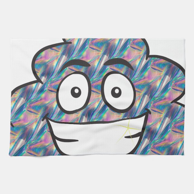 Linge De Cuisine hologramme émoji (Horizontal)