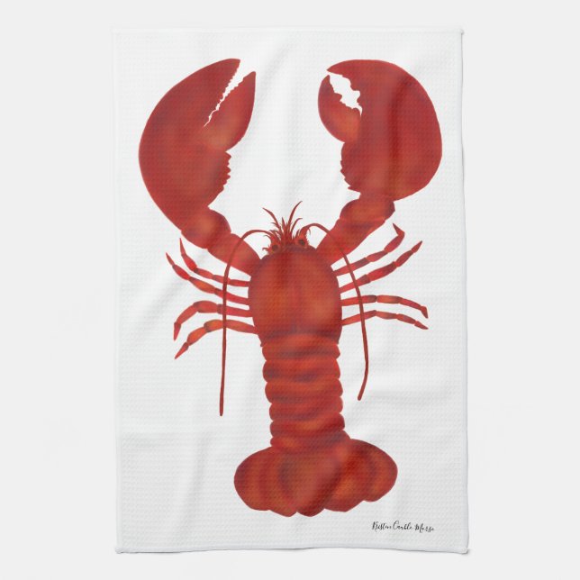 Linge De Cuisine Homard rouge (Vertical)