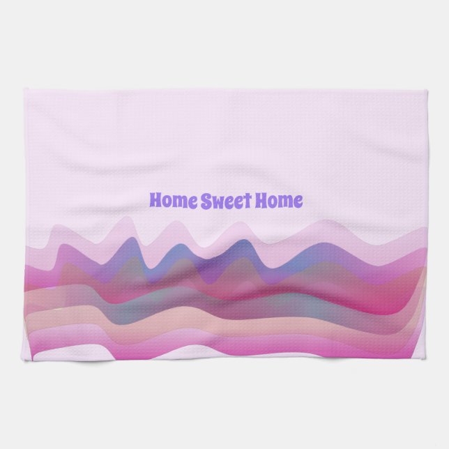 Linge De Cuisine Home Sweet Home TeaTowel (Horizontal)