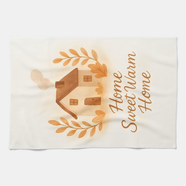 Linge De Cuisine Home sweet warm home  (Horizontal)