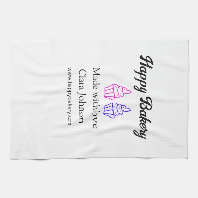 Linge De Cuisine Homemade bakery add your text name custom  (Horizontal)