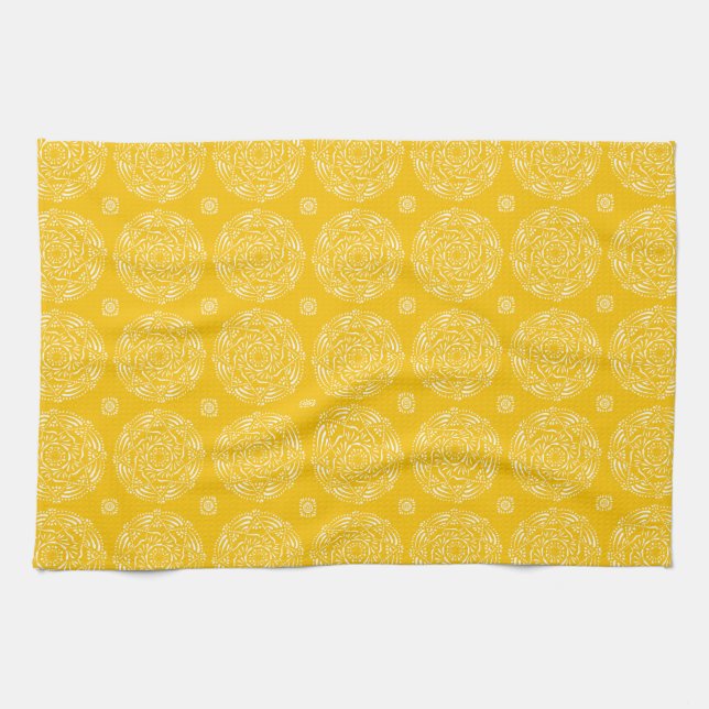 Linge De Cuisine Honey Mandala (Horizontal)