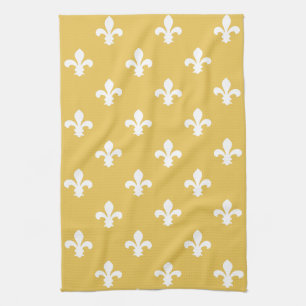 Linge De Cuisine Honey Southern Cottage Fleur de Lys