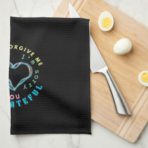 Linge De Cuisine Ho'oponopono Mantra de guérison - Bleu clair Spiri