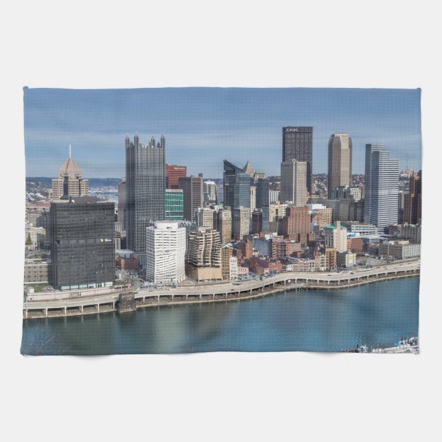 Linge De Cuisine Horizon de Pittsburgh (Horizontal)