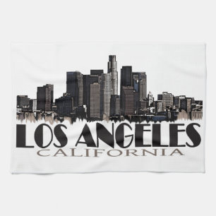 Linge De Cuisine Horizon d'obscurité de Los Angeles la Californie