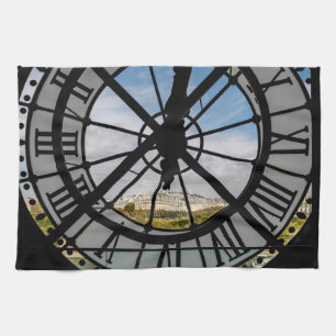 Linge De Cuisine Horloge géante en verre au Musée d'Orsay - Paris