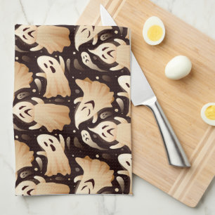 Linge De Cuisine Horreur Boo Ghost Motif Halloween