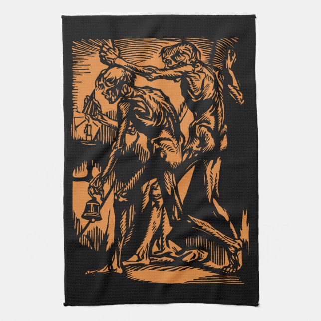 Linge De Cuisine Horreurs sans fin des mineurs morts pour Halloween (Vertical)