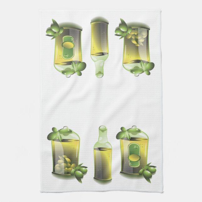 Linge De Cuisine Huile D'Olive EVOO Pour Chefs (Vertical)