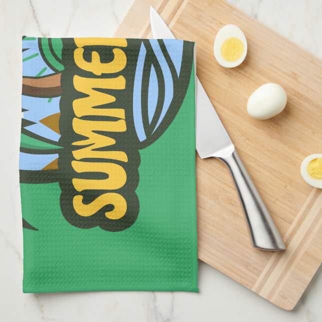 Linge De Cuisine Humeur d'été (Quart Plié)
