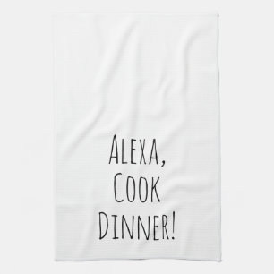 Linge De Cuisine Humour de commande Alexa pour cuisine