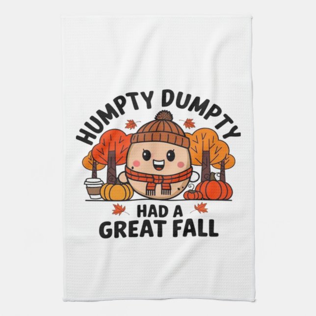Linge De Cuisine Humpty Dumpty, Drôle Thanksgiving (Vertical)